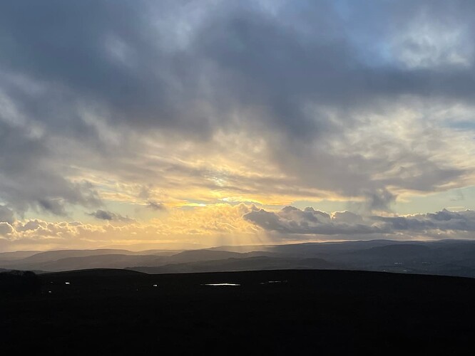 Pole Bank sun breaks through