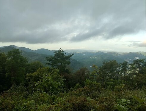 View from Utagakiyama