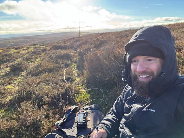 Long Mynd Shack Selfie