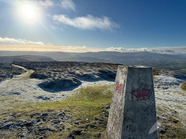 Mynydd Troed summit