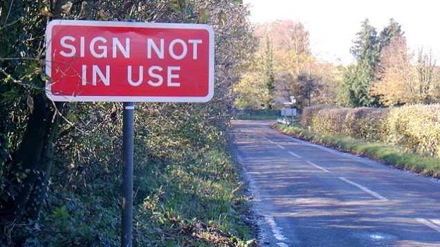 sign-not-in-use